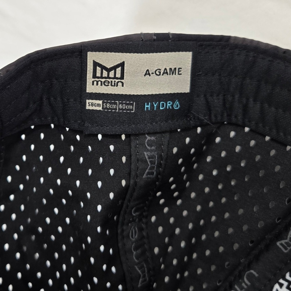 Melin A Game Hydro Camo‎ Hat 58cm Classic Mens Black Gray Cap Apex Promo - Picture 5 of 11